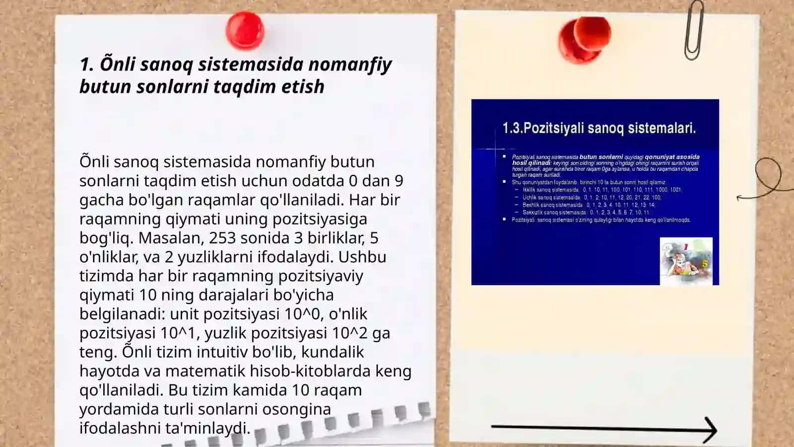 Õnli sanoq sistemasida nomanfiy butun sonlarni taqdim etish 3