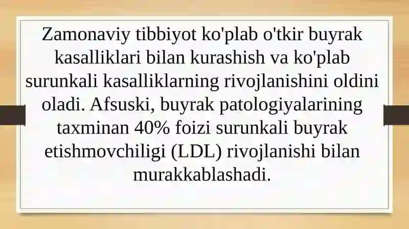 Surunkali buyrak etishmovchiligi 3