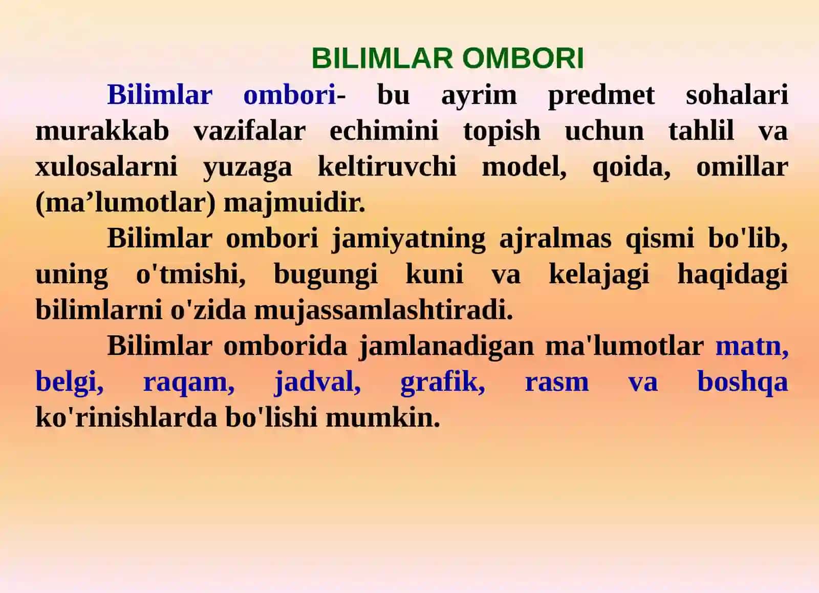 Informatikaning nazariy asoslari 3