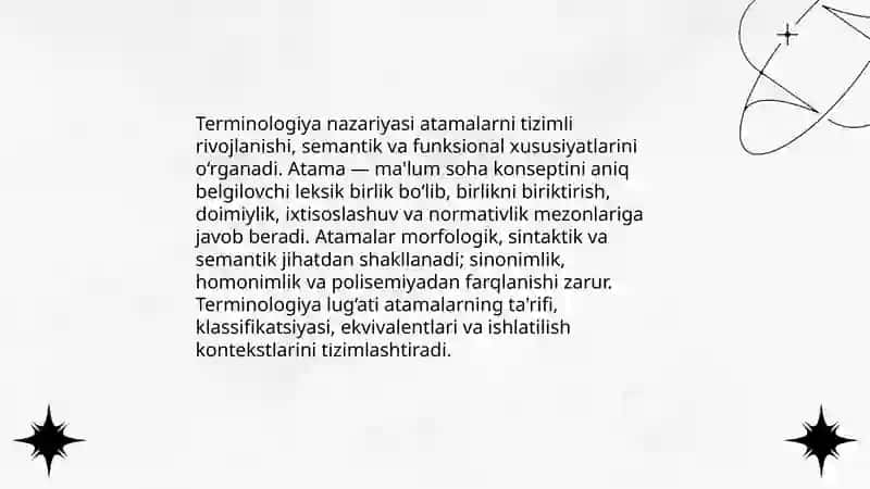Mutaxassislik atamalari lug‘atini yaratish 3
