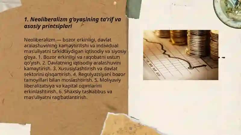 Neoliberalizm g’oyalarining mohiyati va ahamiyati 3