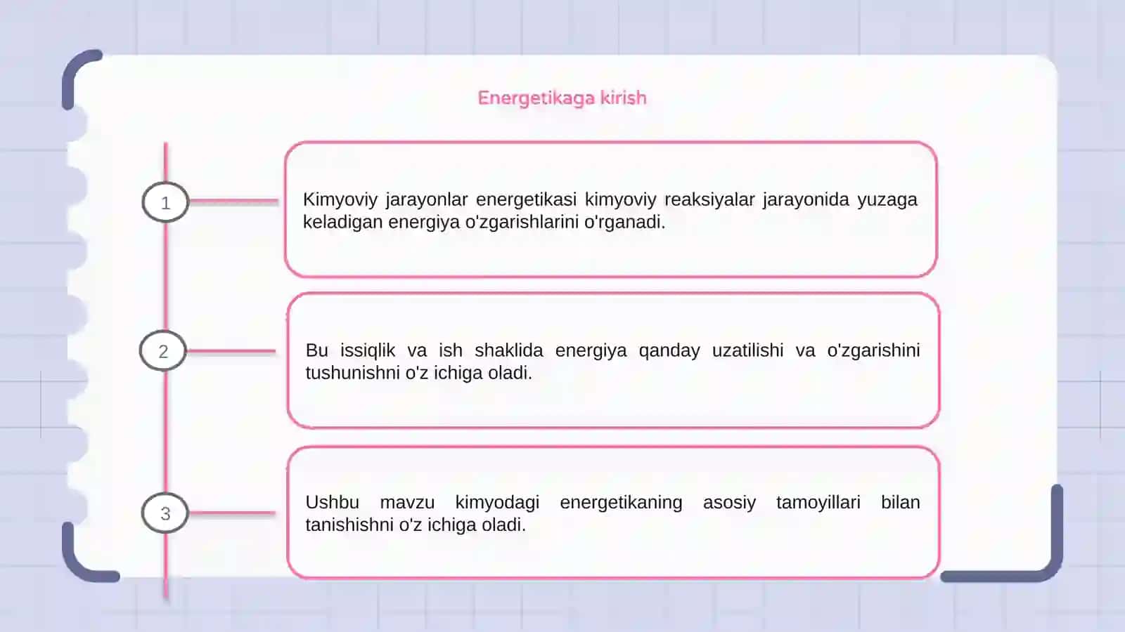 Kimyoviy jarayonlar energetikasi 3