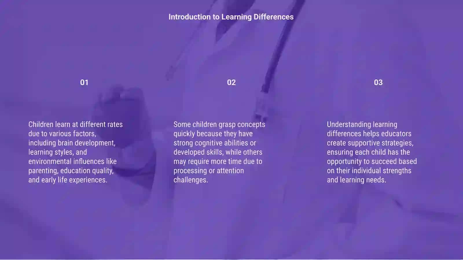 Why some children learn quickly or slowly 3