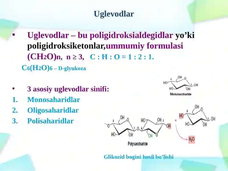 Karbonsuvlar almashtirish va patofiziologiya 3
