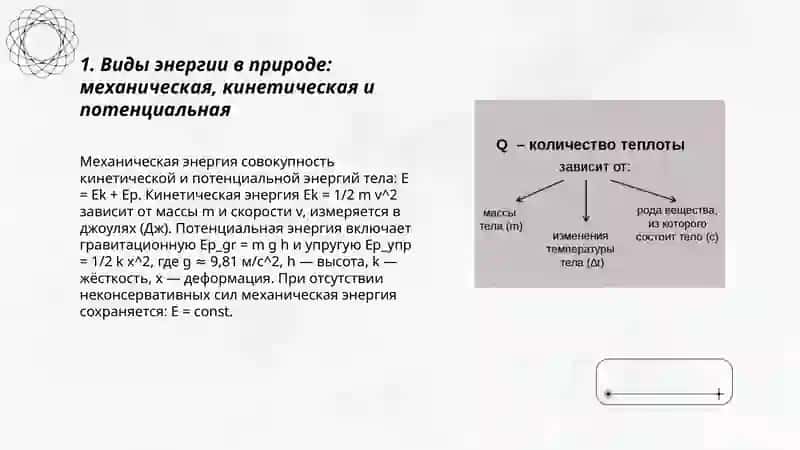 Виды энергии в природе 3