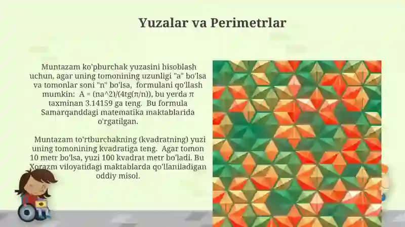 Muntazam ko'pburchaklarning hisoblashi 3