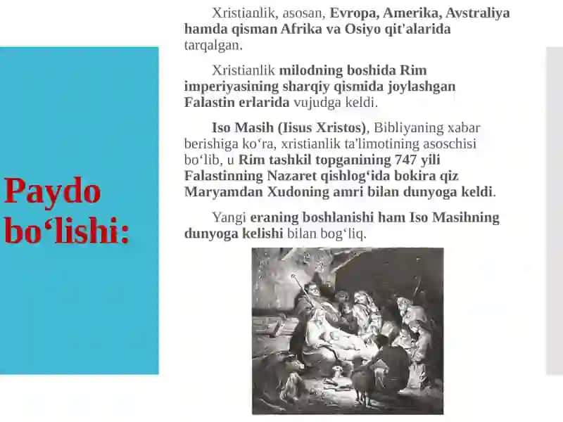 Xristianlikdini tarixi va asosiy g‘oyalari 3