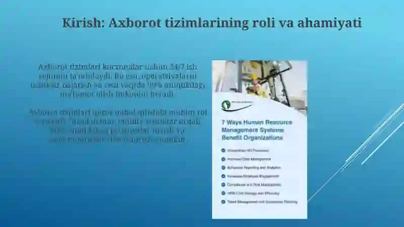 Axborot tizimlari 3