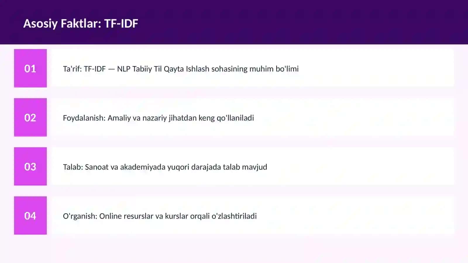 AI | NLP TABIIY TIL QAYTA ISHLASH 3