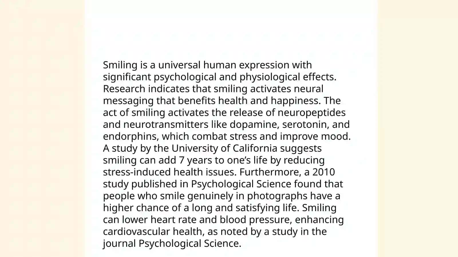 Smiling 3