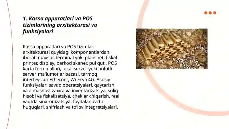 Naqd pullar bilan ishlovchi axborot va elektron tizimlar 3