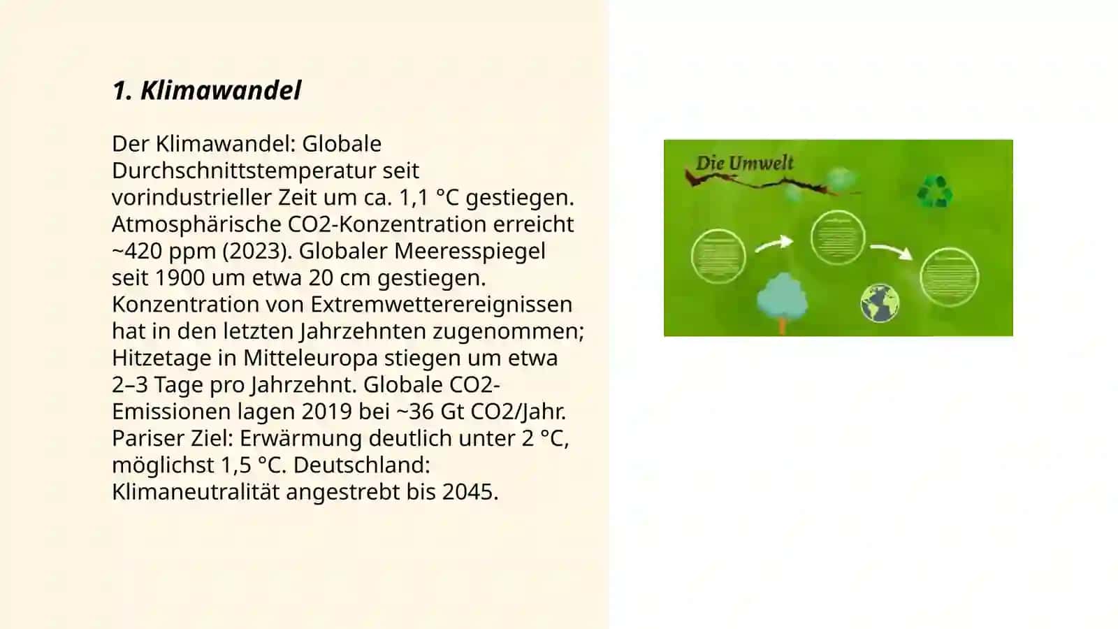 Umwelt und Klima 3