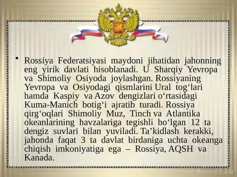 Rossiya Federatsiyasi 3