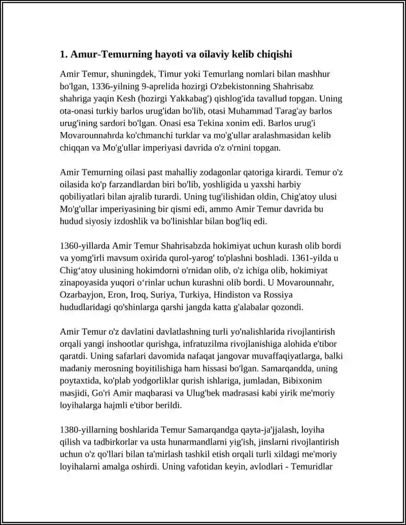 AMUR-TEMUR BUYUK DAVLAT ARBOBI 3