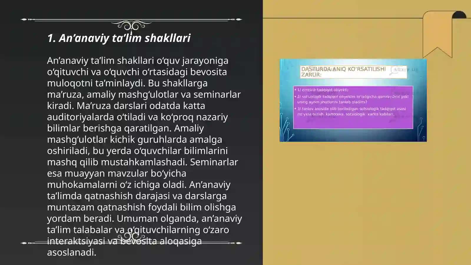 Tashkil etish turlari va shakllari 3
