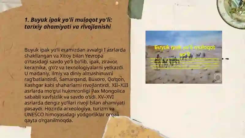 Buyuk ipak yo'li muloqot yo'li 3