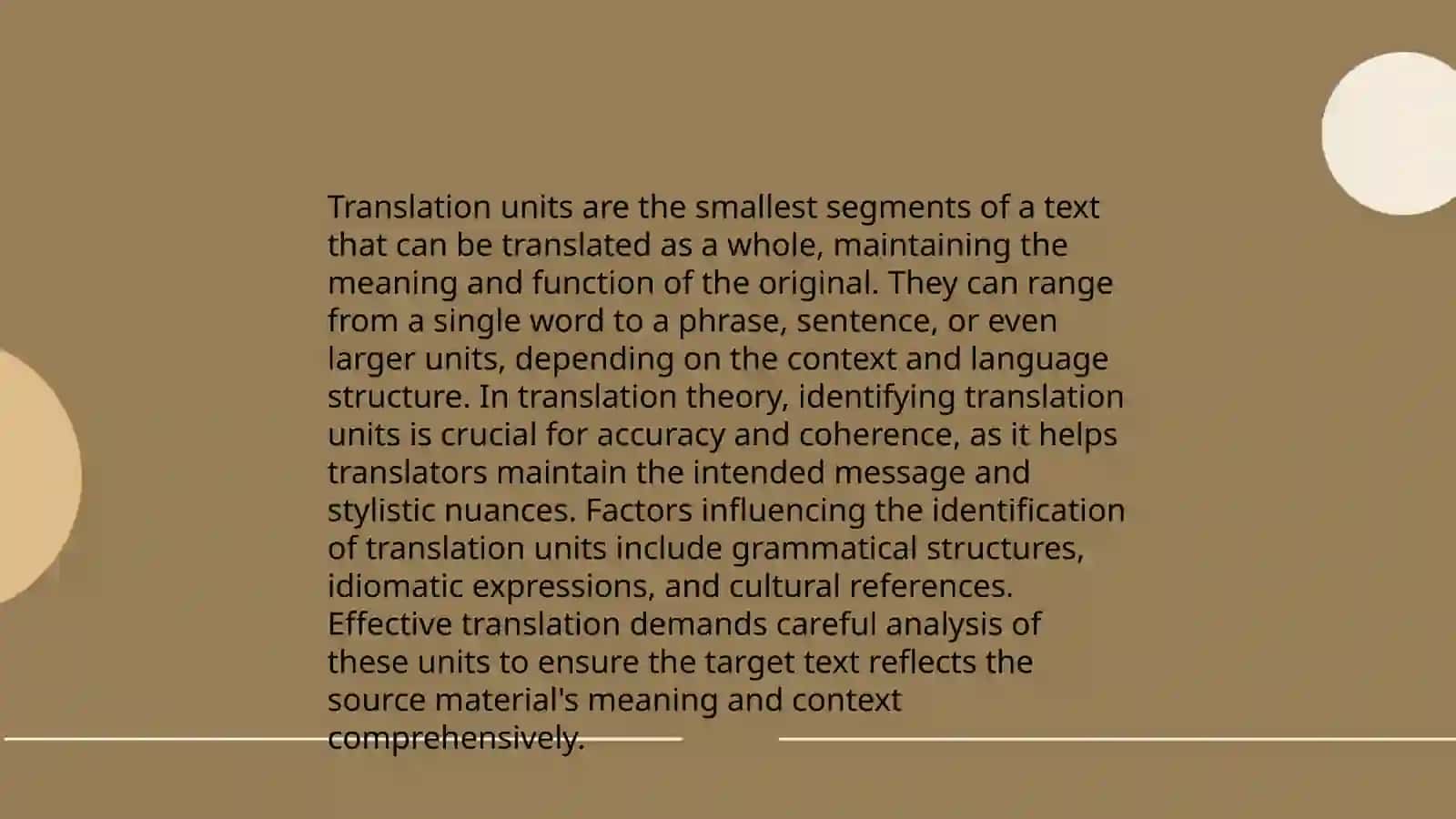Understanding Translation Units and Shifts 3