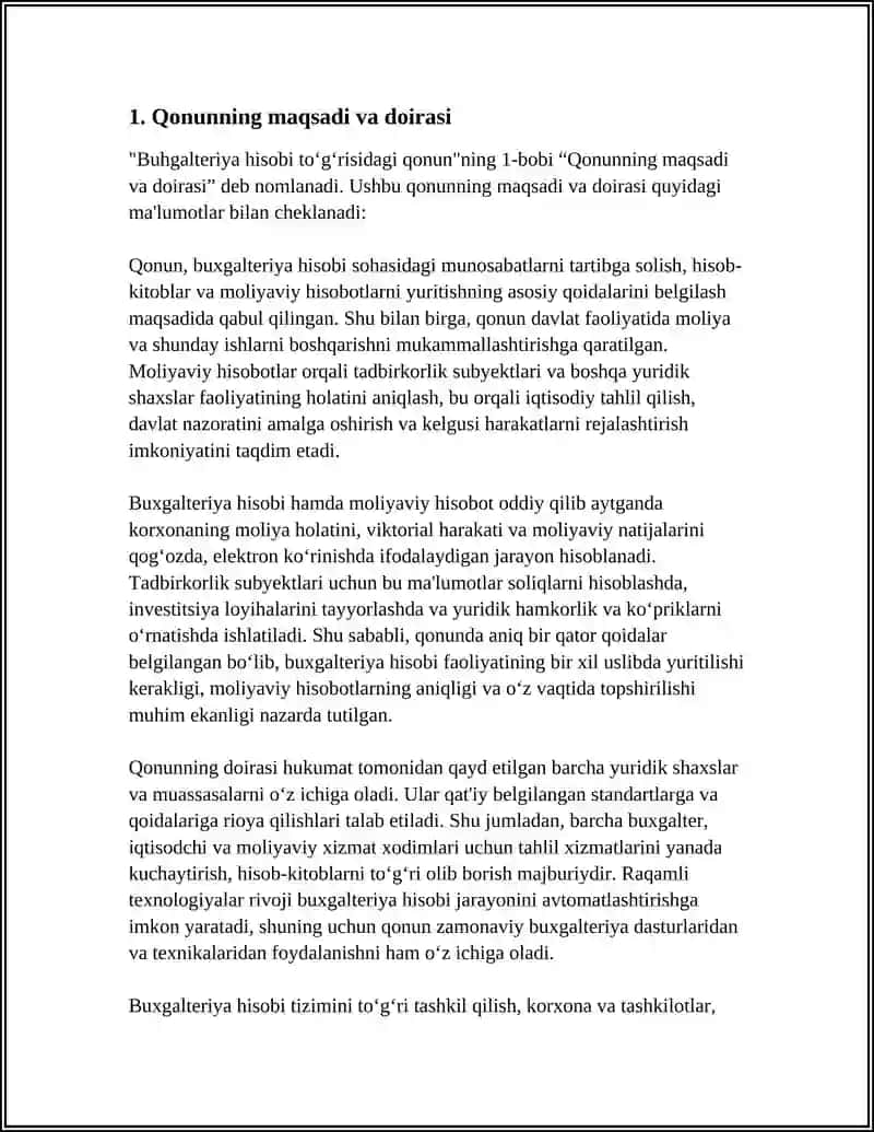 BUHGALTERIYA HISOBI TOGRISIDAGI QONUN 3
