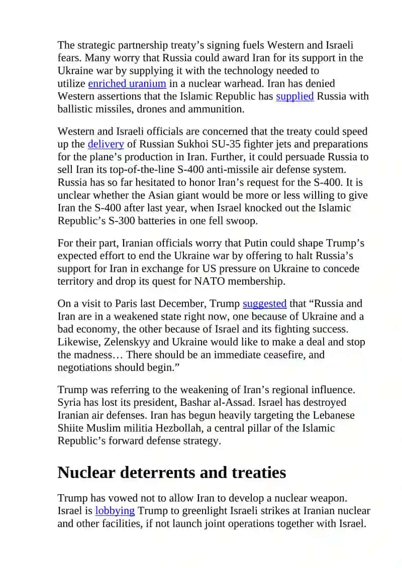 Iran-Russia Partnership Treaty 3