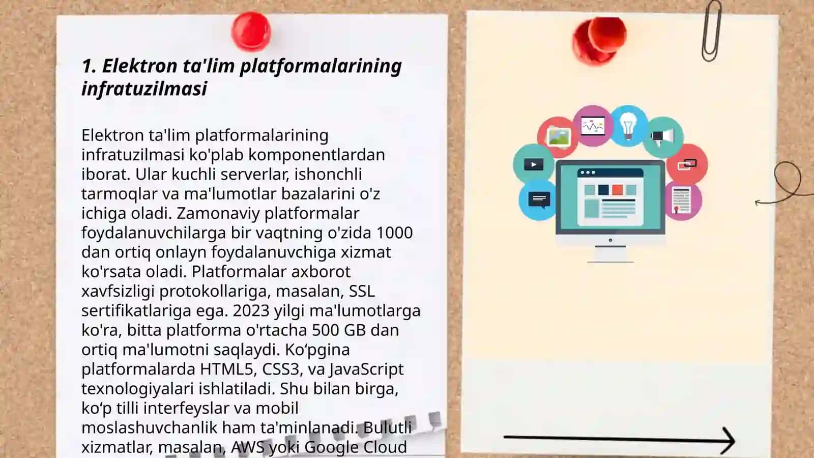 Elektron talim platformalarini rivojlantirish 3