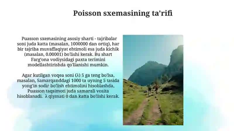 Poisson sxemasi 3