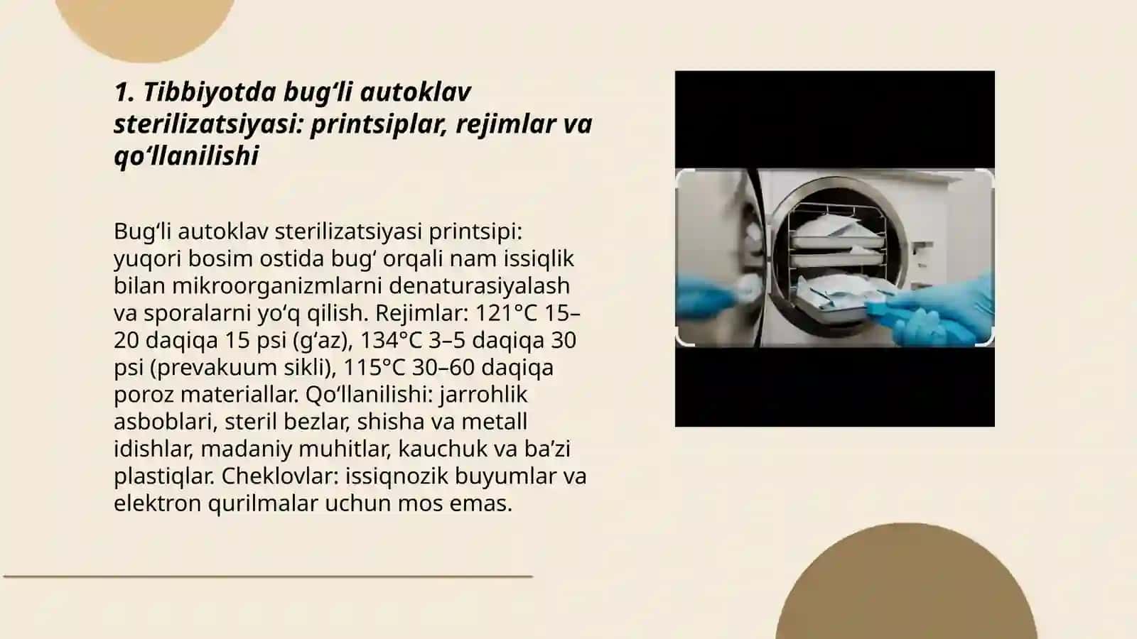 Zamonaviy sterilizatsiya usullari 3