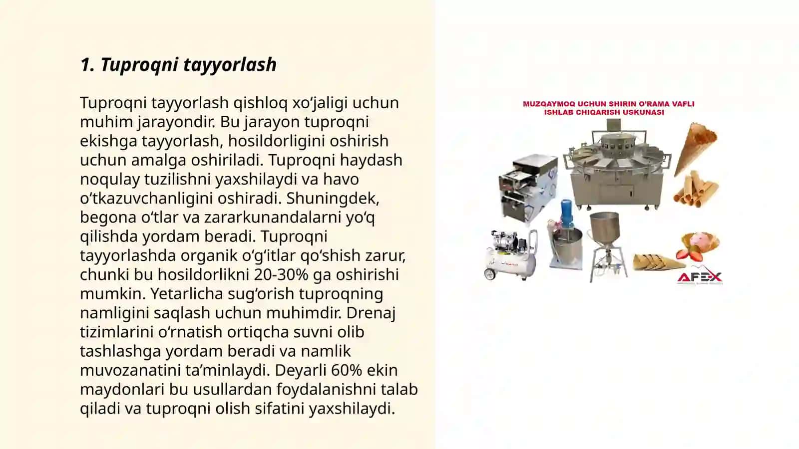 Tuproqni tayyorlash 3