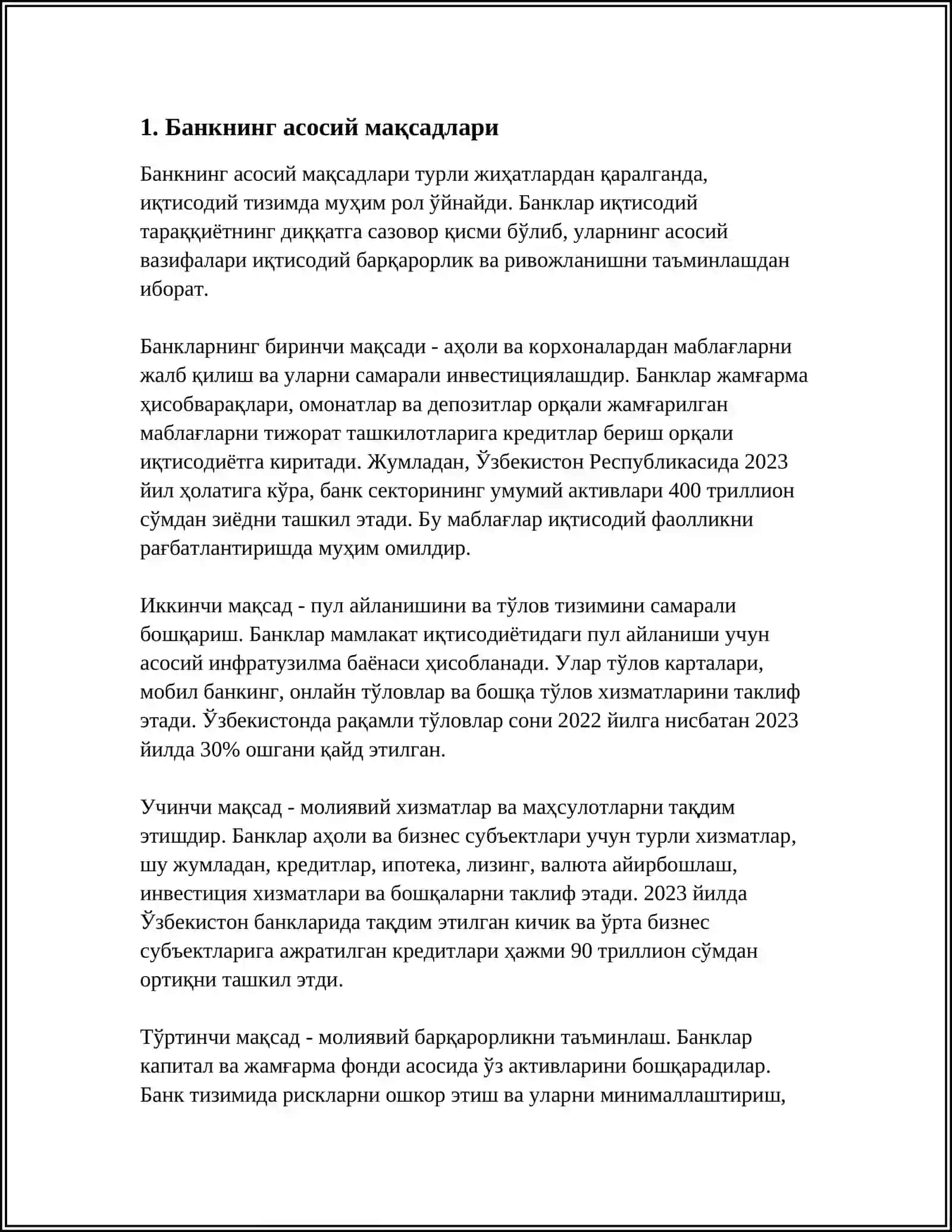 ЖАҲОН БАНКИ ГУРУХИ 3