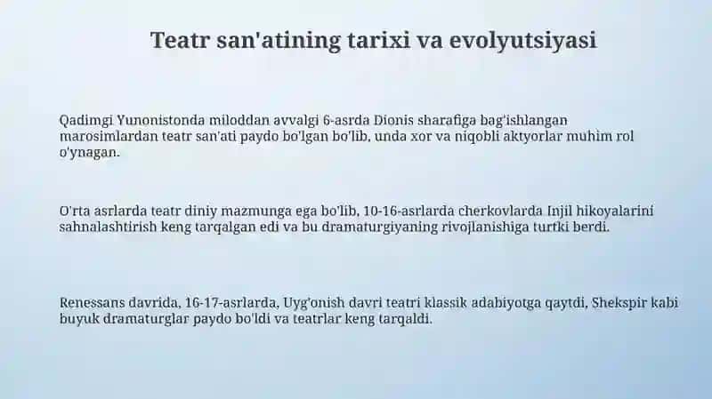Teatr san'ati 3