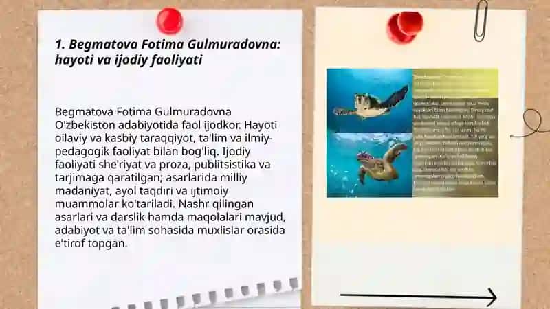 Begmatova Fotima Gulmuradovna 3