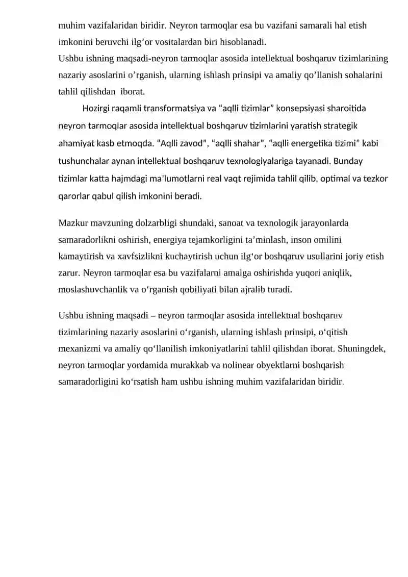 Intellektual boshqaruv tizimlari nazariyasi 3