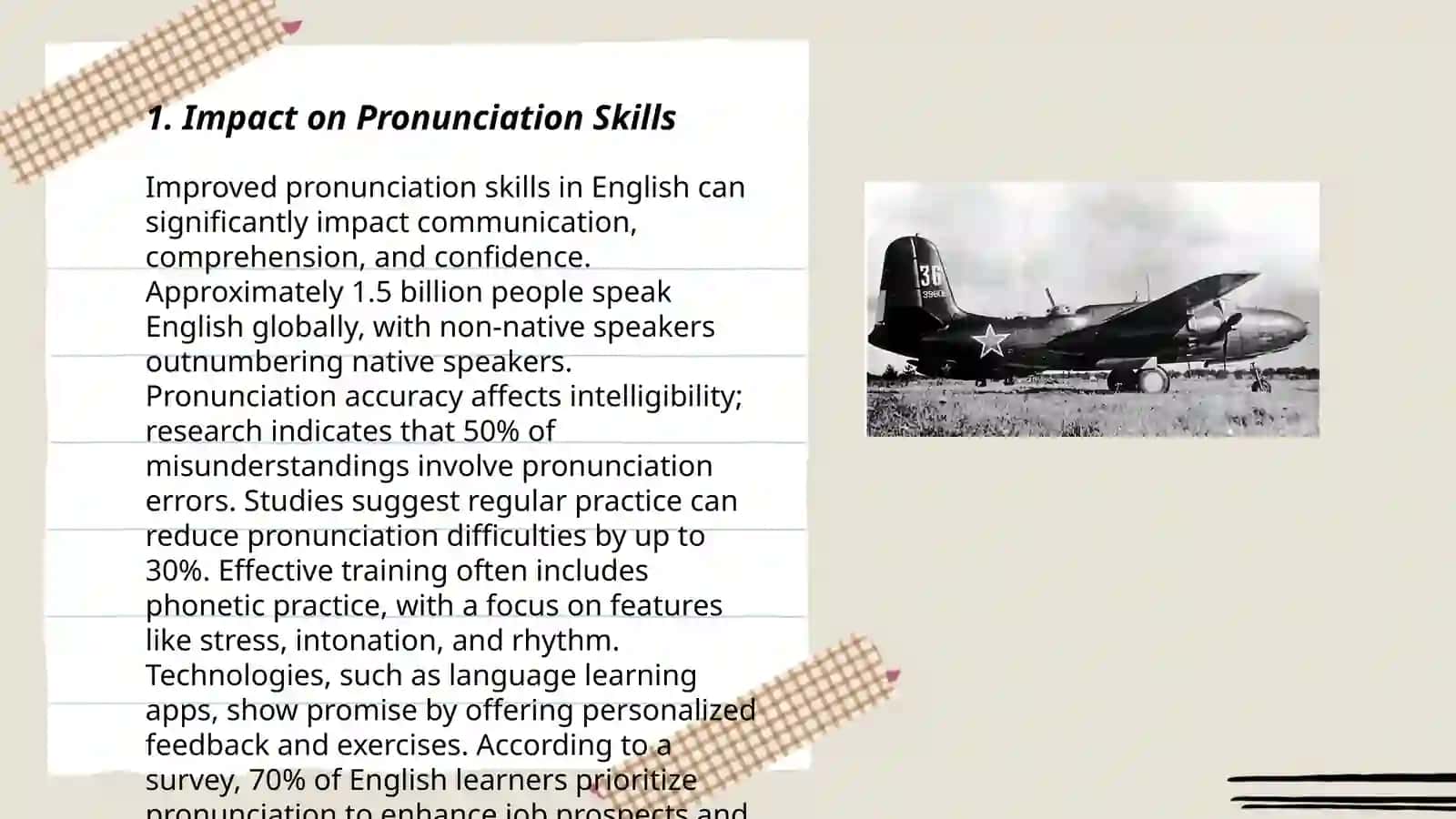 Impact on Pronunciation Skills 3