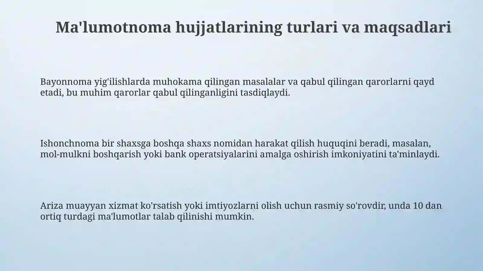 Maʼlumotaxborothujjatlari 3