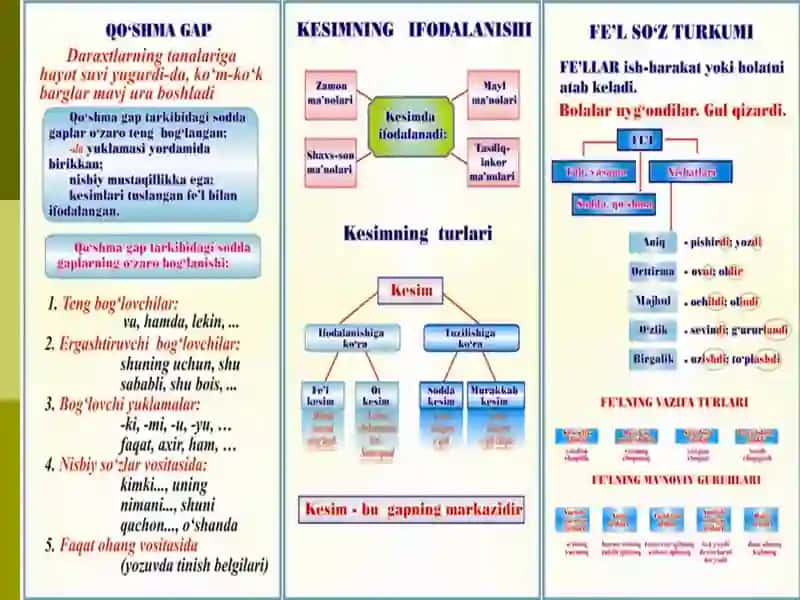 Fe’l So’z Turkumi 3