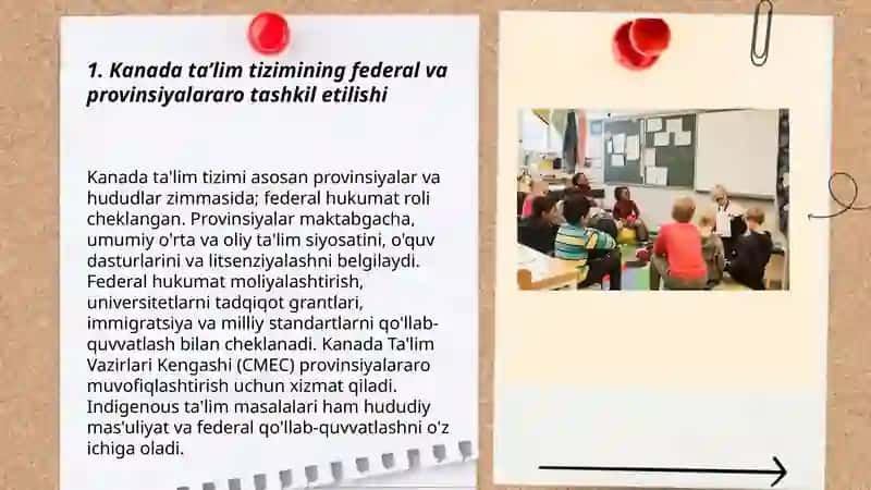 Kanada ta'lim tizimi 3