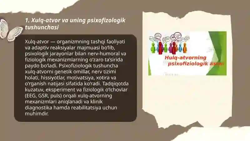 Xulq-atvorning psixofizologik asosi 3
