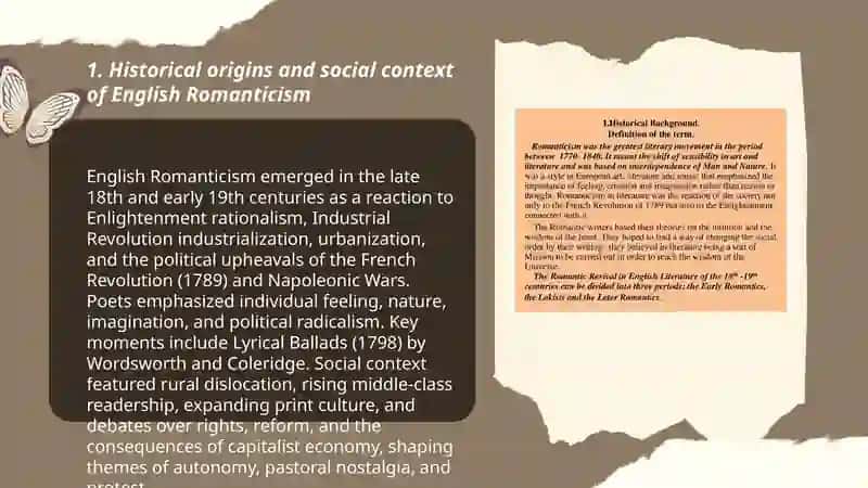 Romanticism in English literature 3