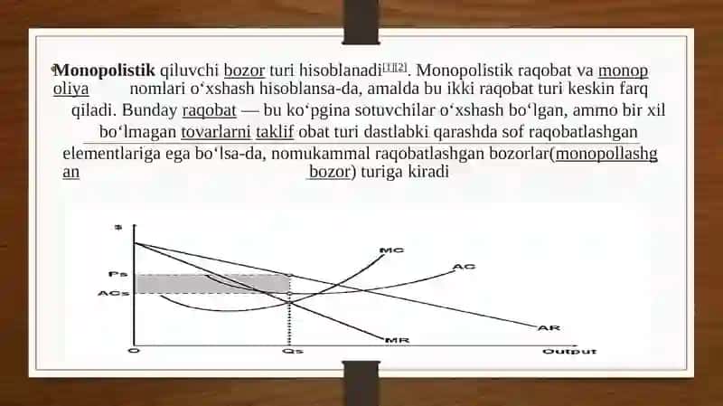 Monopolraqobat va oligopoliya 3