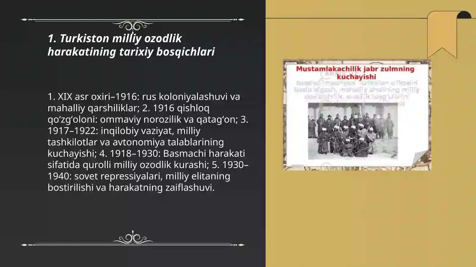 Turkiston O‘lkasidagi Milliy Ozodlik Harakatlari 3