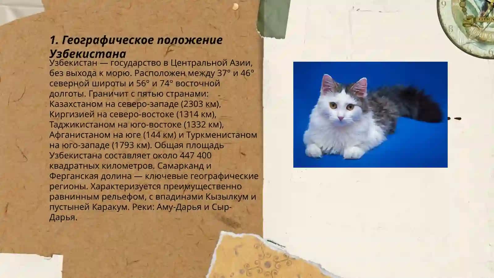 Историко географический разположения Узбекистан 3