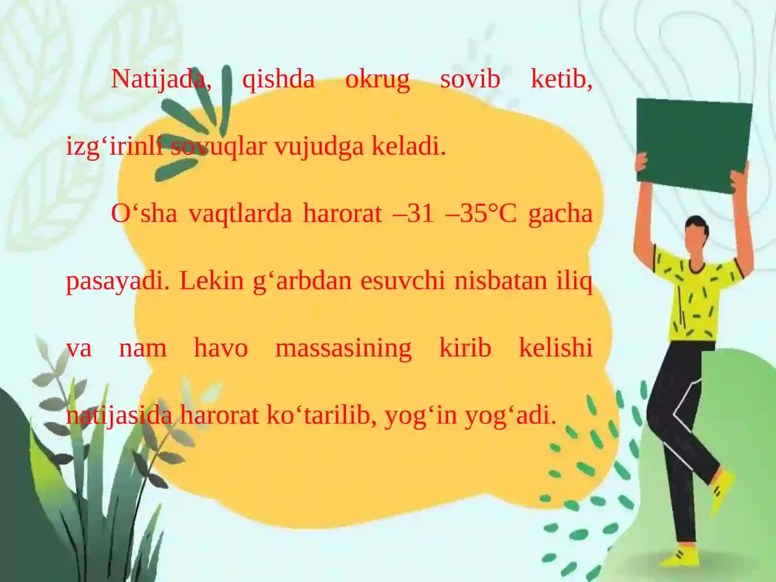 Iqlim va Hayvonot Dunyosi 3