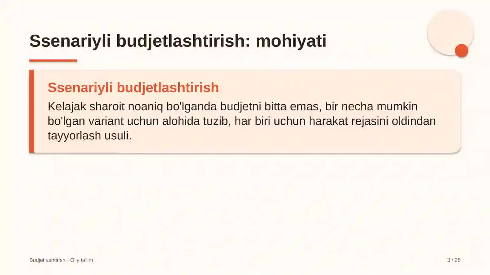 uran sanoatida stsenariyli budjetlashtirish 4660 3