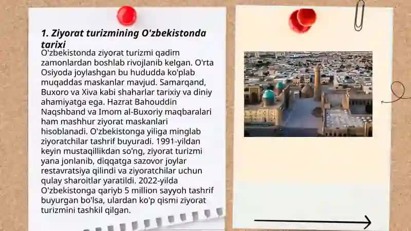 Ziyorat turizmi va uning rivojlanish istiqbollari 3