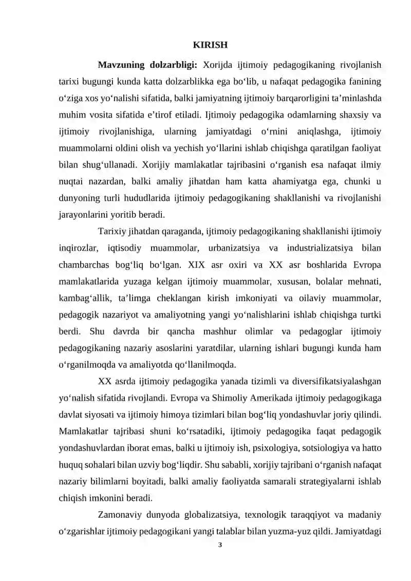 Xorijda ijtimoiy pedagogikaning rivojlanish tarixi 3