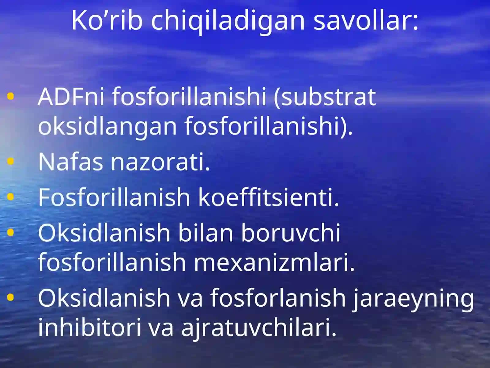 BIOLOGIK KIMYO 5-mavzu 3