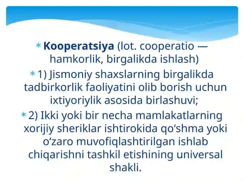 Menejmentning rivojlanish tarixi va hozirgi holati. 3