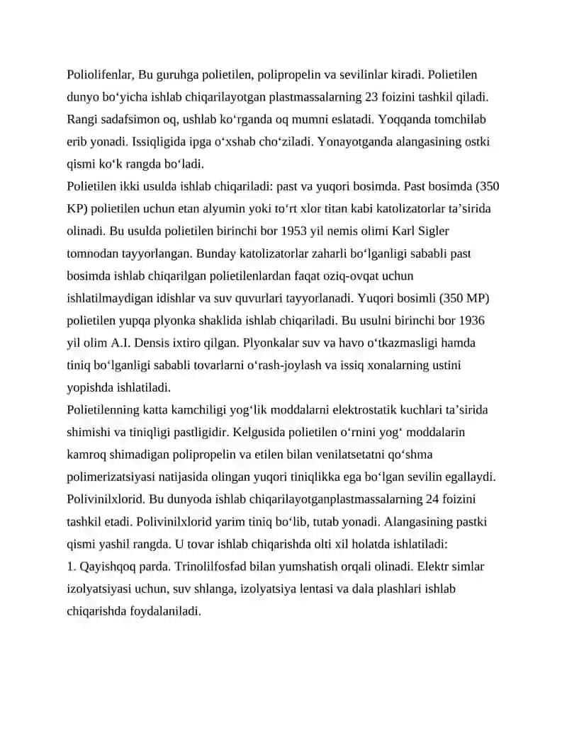 Plastmassa konstruksiyalari 3