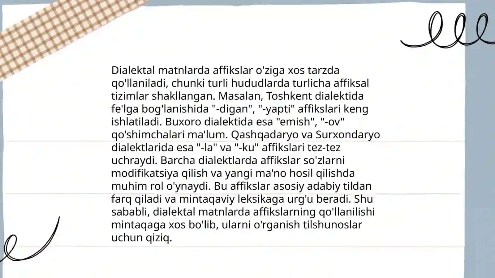 Dialektal matnlarda soʻz yasalishi va sintaktik tahlil 3