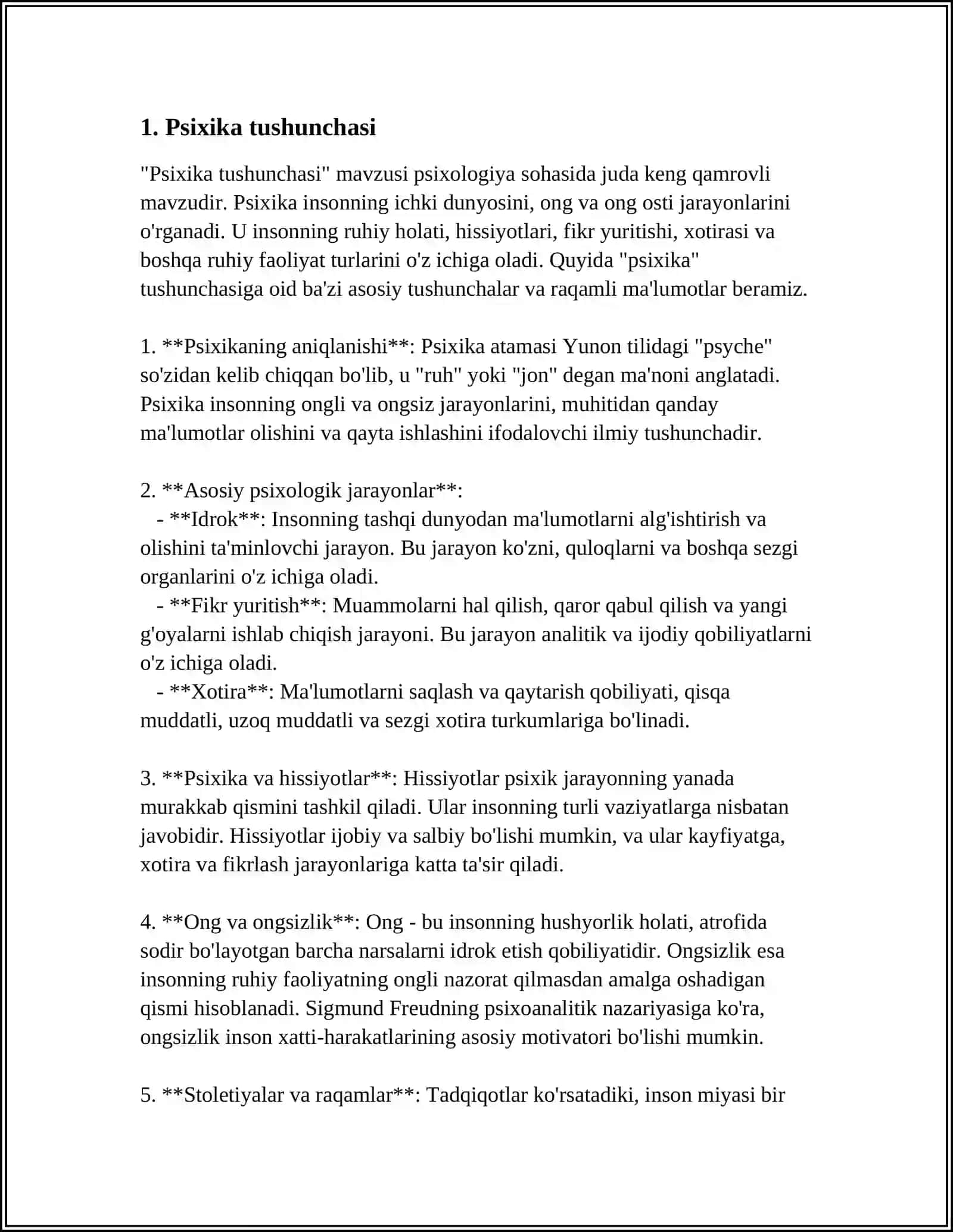 PSIXIKA VA UNING EVOLYUTSIYASI 3