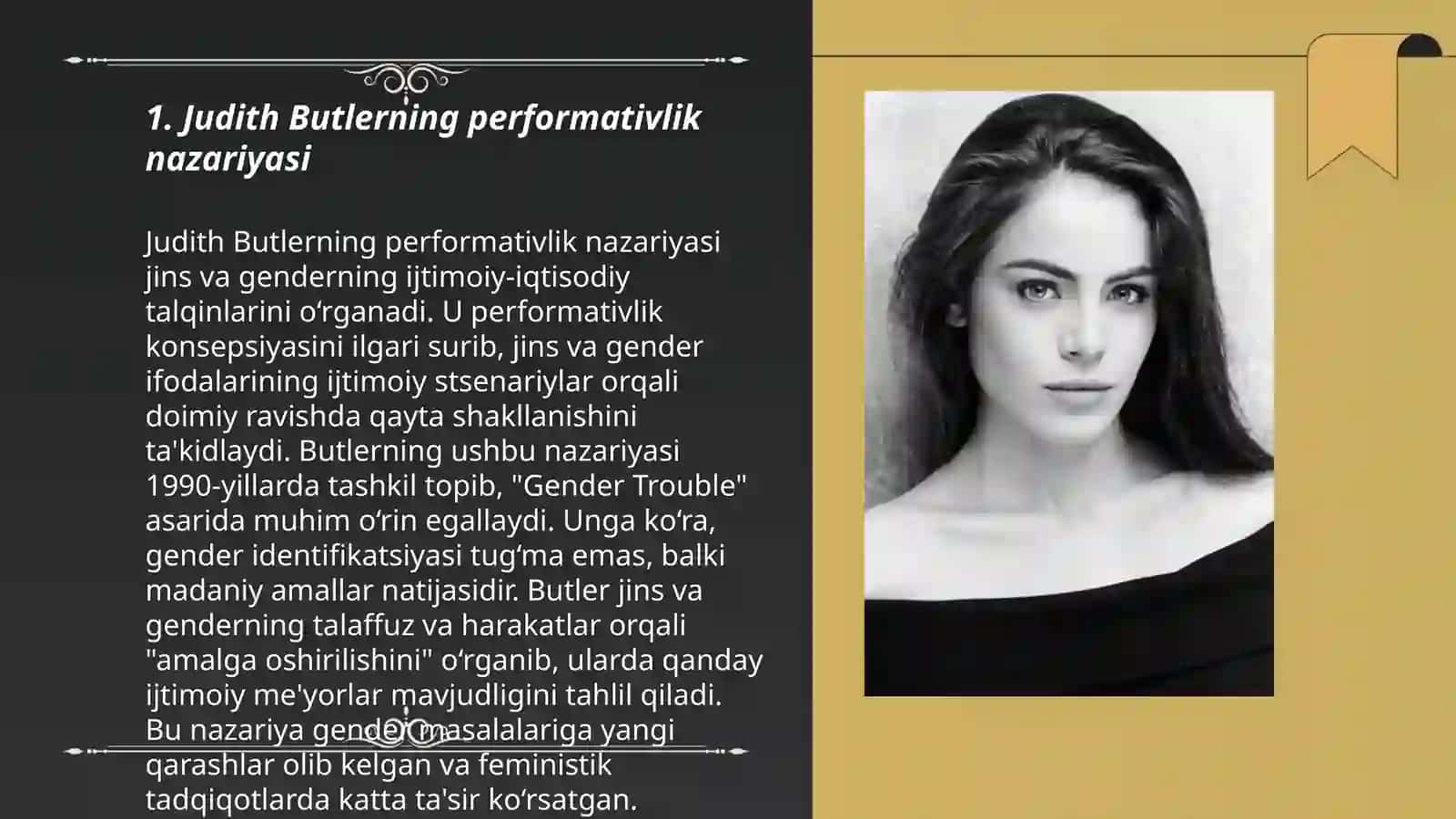 Judith Butlerning performativlik nazariyasi 3